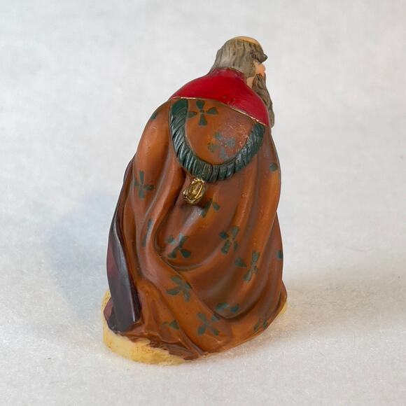 Grandeur Noel 2001 Bethlehem Village Kneeling Wiseman O'Well Porcelain Resin - Picture 4 of 10
